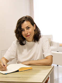 Retrato de Belinda Martínez, responsable de Psique Pontevedra